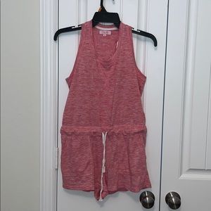 Pink Romper with pockets